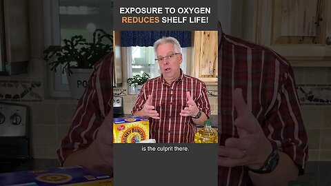 Oxygen Reduces the Shelf-Life of Stored Foods