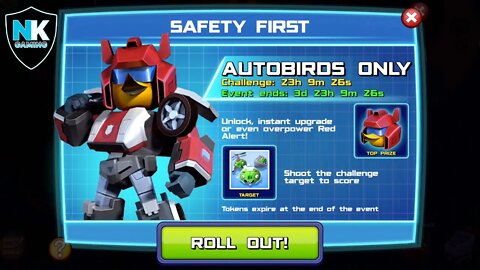 Angry Birds Transformers 2.0 - Safety First - Day 3 - Featuring Sunstreaker