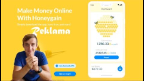 Honeygain - lengviausias būdas užsidirbti pinigų internete!