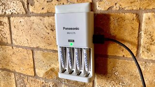 Eneloop rechargeable batteries by Panasonic...