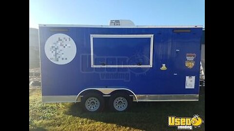 LIKE NEW 2021 - Eagle Cargo 7' x 16' Food Concession Trailer for Sale in Alabama