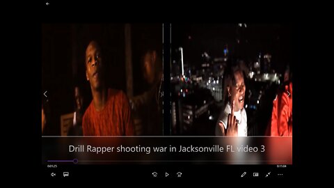 Drill Rapper shooting war in Jacksonville FL video 3