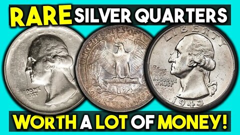 WHAT IS A SILVER QUARTER WORTH? SUPER RARE 1943 QUARTER ERROR COINS