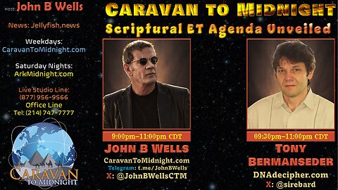 Scriptural ET Agenda Unveiled - John B Wells LIVE