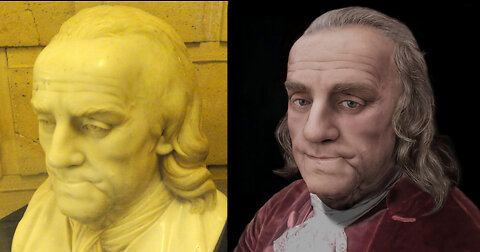 The Faces of Benjamin Franklin - Bust Facial Reconstruction