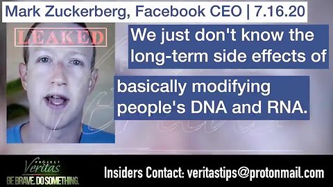 Mark Zuckerberg BUSTED by Project Veritas