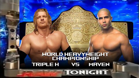 Triple H vs Maven - World Heavyweight Championship (Full Match)