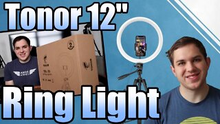 TONOR 12 Inch Selfie Ring Light! TRL-20 Review!