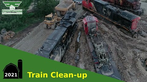 Derailed Train Clean-up - Checking in a Week Later