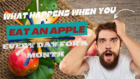 When you Eat an Apple Every day for a Month | Improved Digestive Health| Blood Sugar| Healthier Skin