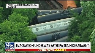 Train Carrying Hazardous Material Derails In PA