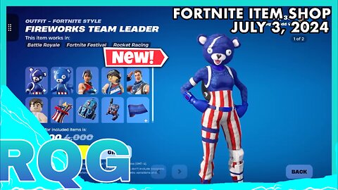 4TH OF JULY STUFF IS HERE! FORTNITE ITEM SHOP (July 3, 2024)