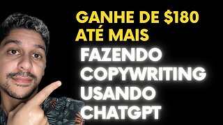 Ganhe dinheiro fazendo Copywriting usando ChatGPT