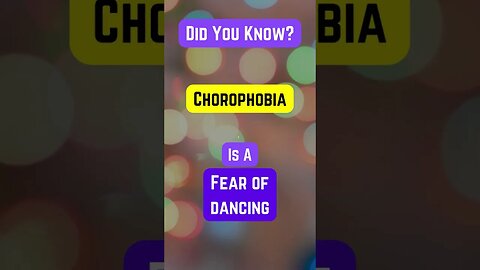 Face your Chorophobia!