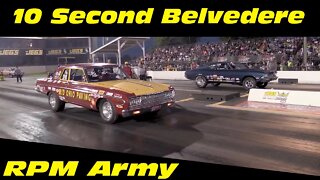 10 Second Belvedere Night of Thunder Drag Racing