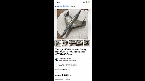 Antique Car parts on eBay sell