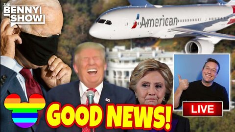 GOOD NEWS: Trump SUES Hillary, Airlines EJECT Biden, Woke Disney FAILS, Globalism is OVER