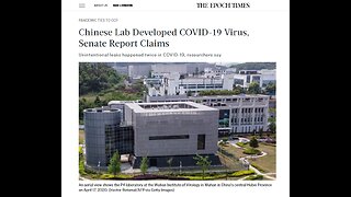 Chinese Lab Developed COVID-19 Virus, Senate Report Claims