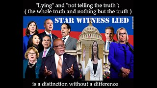 DEMOCRATS STAR WITNESS IN THE JANUARY 6TH COMMITTEE LIED UNDER OATH, NOW WAIVES ATTORNEY PRIVILEGE!!