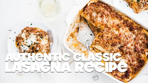 Lasagna Bolognese Recipe