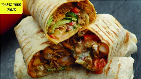 Chicken Wrap,Quick And Easy Recipe