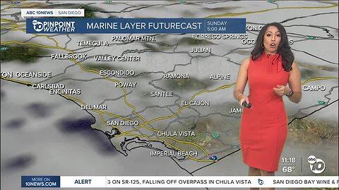 Ciara's Forecast: Marine layer clouds and patchy fog overnight into morning hours