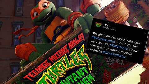 TMNT Mutant Mayhem New Release Date & Trailer Next Week & Poster