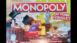 Monopoly: At Home Reality Board Game (2021, Parker Brothers/Hasbro) -- What's Inside