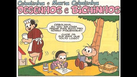 Cebolinha&Maria Cebolinha em-Desenhos e bichinhos | Gibis do Rapha 2