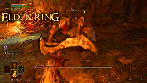 Elden Ring - Boss Fight - Beastman of Farum Azula - Groveside Cave, Limgrave