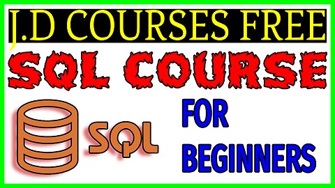 SQL course for beginners