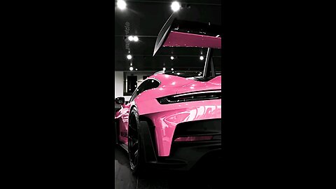 PINK IS THE NEW BLACK 🫦 . . . #pinkporsche #pinkcars #gt3rs #porsche