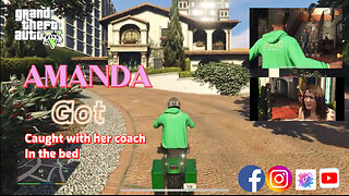 Amanda got caught with her coach! GTA5 Story Mode PlayStation
