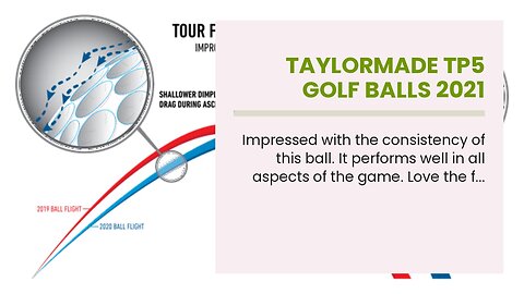 Taylormade TP5 Golf Balls 2021