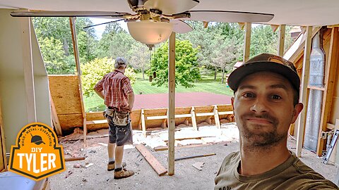We cut a giant hole in our roof to add a master bathroom! Can't help it! Dormer addition part 1.