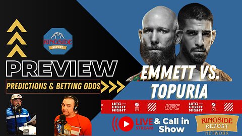 UFC Jacksonviille on ABC: Emmett vs Topuria | Card Predictions | Live Stream🟥