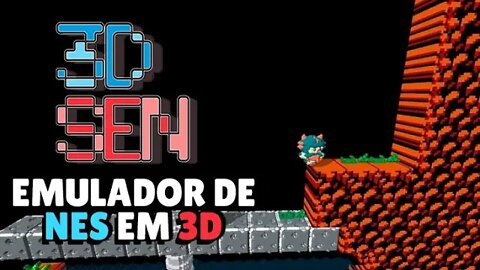 3DSEN Emulador de NES INCRÍVEL! Jogue TUDO EM 3D!