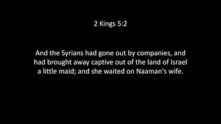 2nd Kings Chapter 5