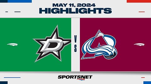 NHL Game 3 Highlights _ Stars vs. Avalanche - May 11, 2024