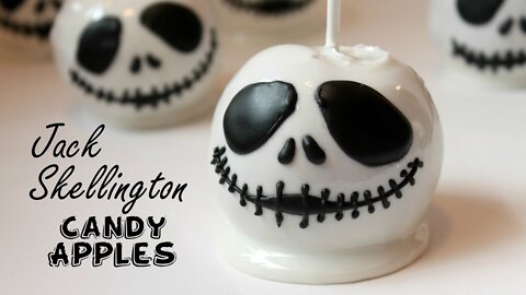 CopyCat Recipes Jack Skellington Candy Apples cooking recipe food recipe Healthy recipes