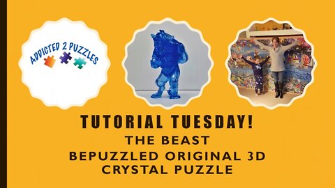 The Beast / Prince Adam Original 3D Crystal Puzzle Tutorial