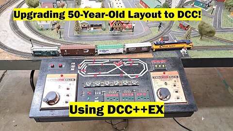 Upgrading my 50 Year Old Layout with Brass Track to DCC using DCC++ EX