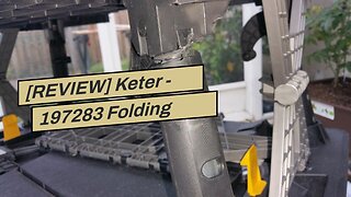 [REVIEW] Keter - 197283 Folding Table Work Bench for Miter Saw Stand, Woodworking Tools and Acc...