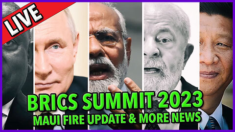 C&N 096 ☕ BRICS Summit Is Here 🔥 #bricssummit #mauifires #luna25 Crash ☕ 🔥 #news