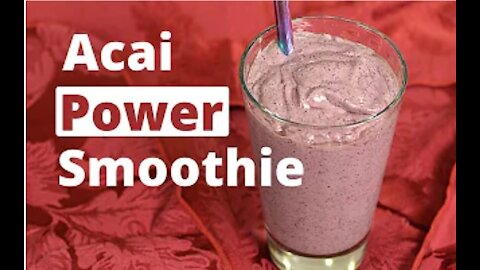 Acai Smoothie - Start Your Day Packed With Nutrition With A Healthy Smoothie