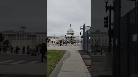 5/12/22 Nancy Drew in DC-Video 1-Capitol Quiet Today-Snipers on Roof-Flags for C-19 Murders/Deaths