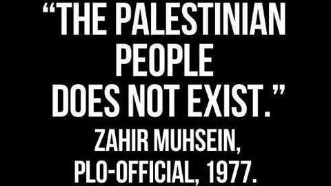 The Origins Of The "Palestinian Cause"