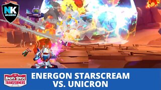 Angry Birds Transformers 2.0 - Energon Starscream vs. Unicron