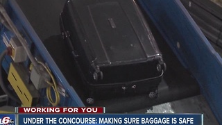 Under the concourse: Making sure your baggage is safe