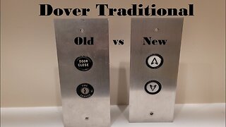 Elevator Parts: Dover Traditional Elevator Button Comparison: Old vs New
